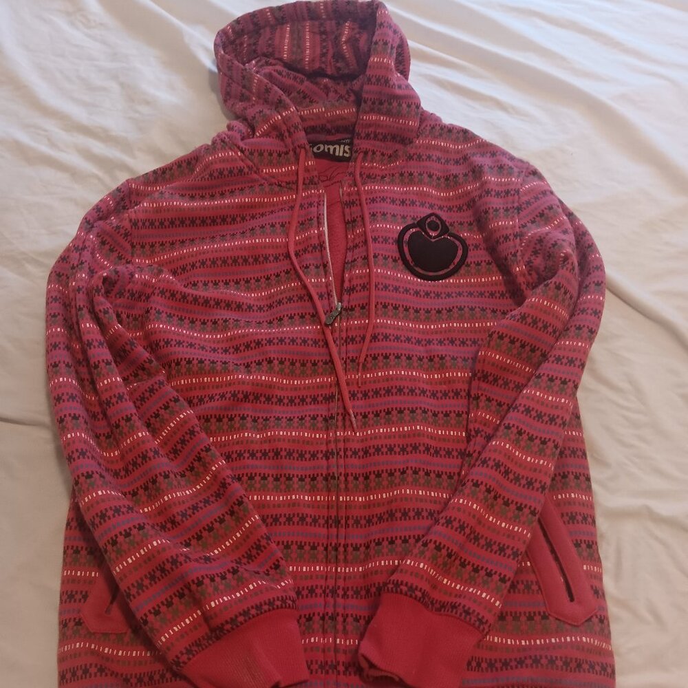mid-00s neon pink Nomis hoodie